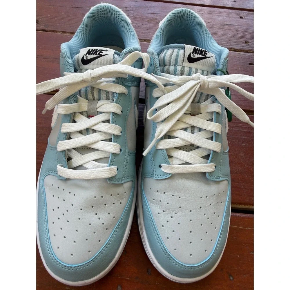 Nike Dunk Low Year of the Rabbit Light Blue Sail Chenille FD4203-161 Men Size 11
